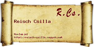 Reisch Csilla névjegykártya